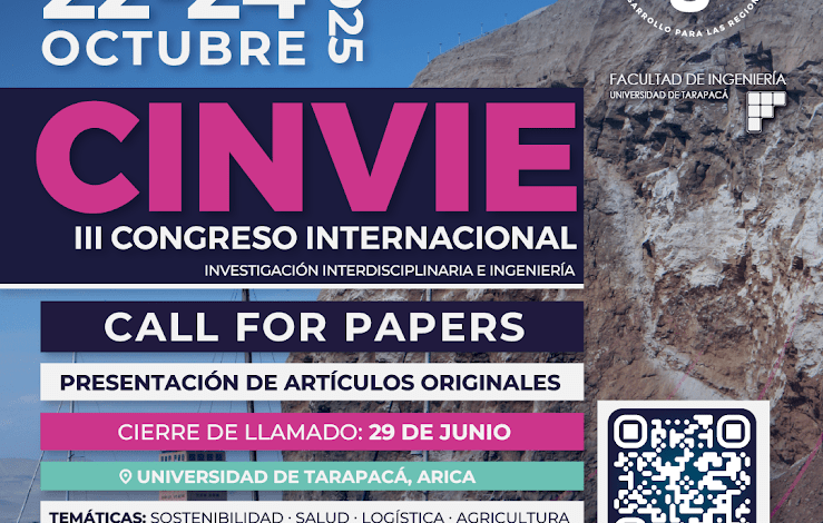 Facultad de Ingeniería UTA será sede de la tercera edición de CINVIE