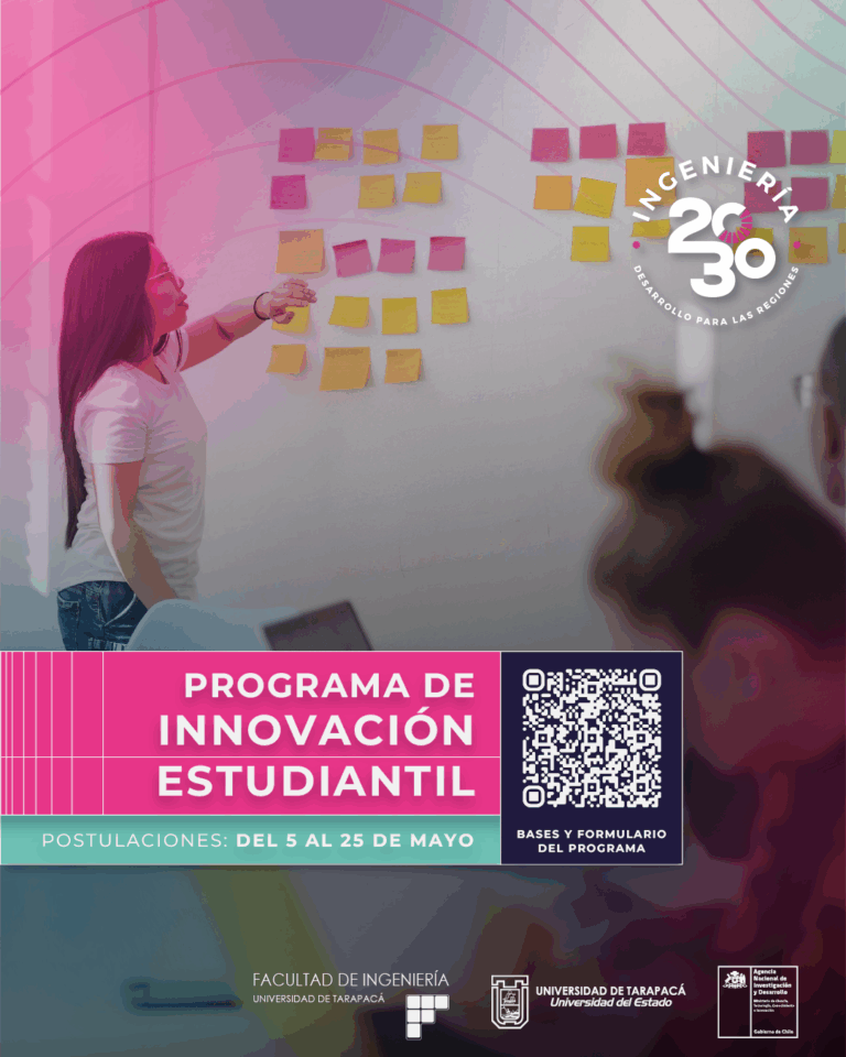 Facultad de Ingeniería UTA lanza programa para fomentar la innovación estudiantil