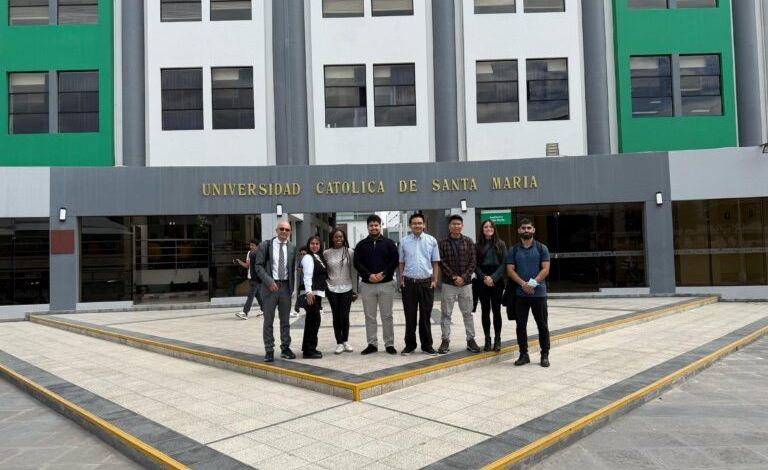 Estudiantes de la FI UTA fortalecieron vínculos en pasantía de excelencia académica junto a UCSM en Arequipa